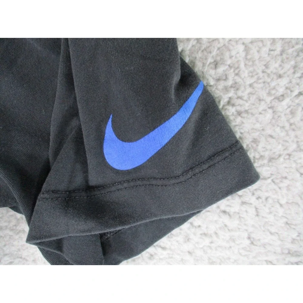 Nike T-Shirt Mens Small Black‎ Short Sleeve Tee Just Do It Dri Fit Basketball